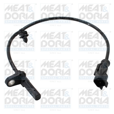 Sensor, wheel speed